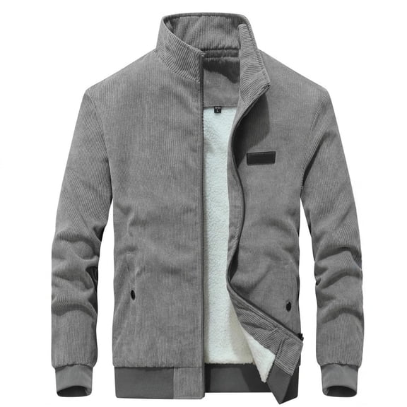 FYEGRE Men's Lightweight Softshell Jacket with Outdoor Windbreaker Hooded Zipper Pockets Comfortable Streetwear Travel Versatile Layering Piece for Daily Use Grey S
