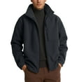 thumbnail image 1 of FYEGRE Men's Warm Windproof Jacket Outdoor Thermal Insulated Coat For Cold Weather Winter Casual Wear Black XXXXL, 1 of 9