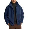 thumbnail image 1 of FYEGRE Men's Warm Windproof Jacket Outdoor Thermal Insulated Coat For Cold Weather Winter Casual Wear Navy XXXL, 1 of 4