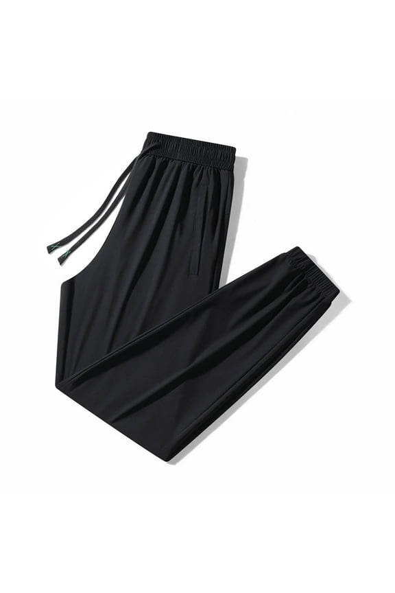 Print Women's Pants Women's Casual Silk Joggers with Superior Stretch for Effortless Everyday Comfort and Black XL