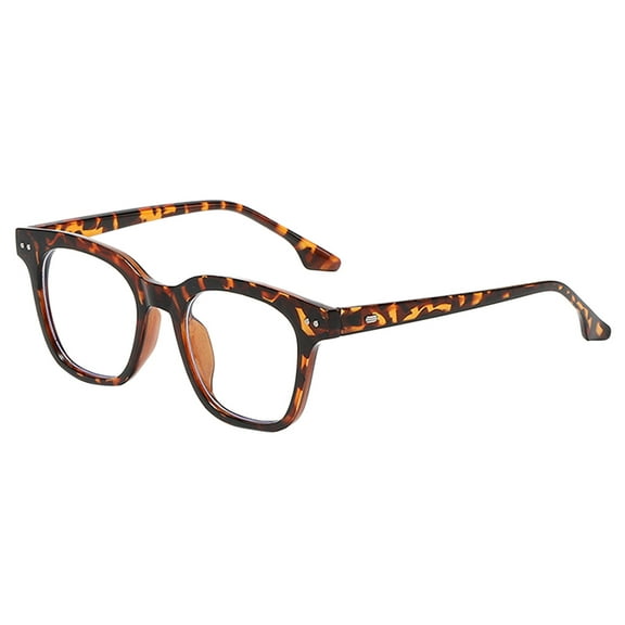 FYEGRE Retro Fashion Street Style Unisex PC Frame Sunglasses for Women Men with Classic Design Brown