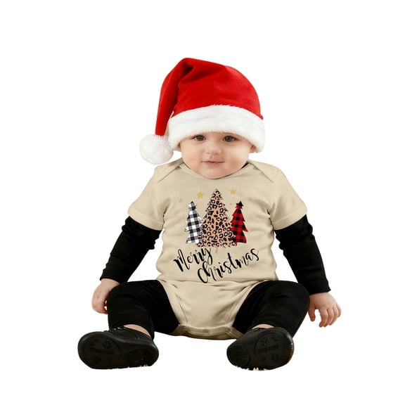 FYEGRE Soft Boys Bodysuit Romper Outfit 100 Percent Comfortable Breathable Daily Wear For Toddler Machine Washable Beige 18-24 Months