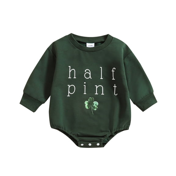 FYEGRE Soft Everyday Jumpsuit Romper Outfit For And Toddler Comfortable Daily Wear Casual Play Clothes Green 18-24 Months