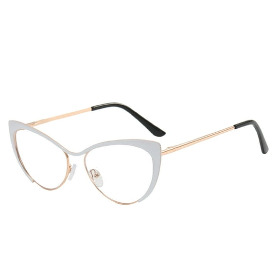 FYEGRE Stylish Cat Eye Eyewear For Women With Transparent Optical And Designer Frames For A Sophisticated C