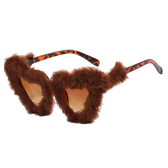 FYEGRE Stylish Oversized Frame Sunglasses for Women and Men with and Modern Design for Outdoor Activities Brown