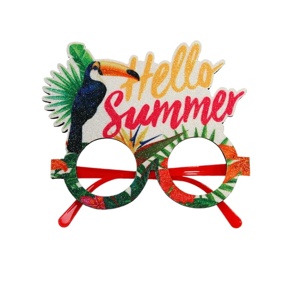 FYEGRE Summer Beach Eyewear Hawaii Style Tropical Party Decorations Animal Coconut Tree Modeling Photo Props I