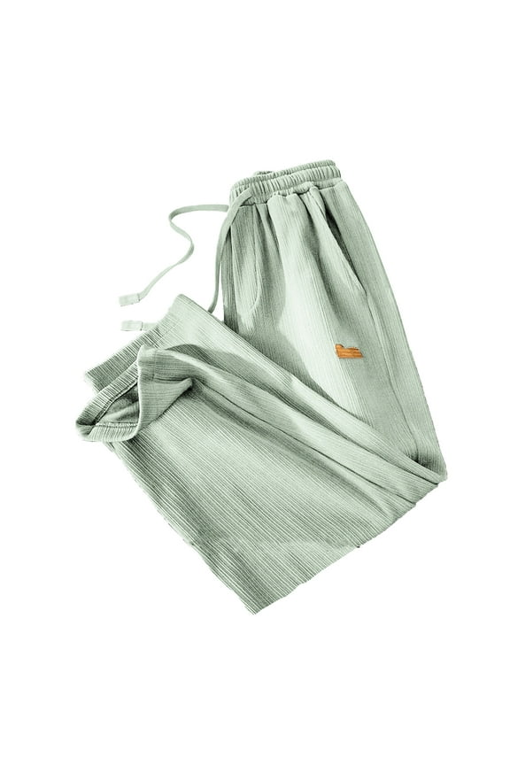 Travel Comfort Women's Pants Ice Silk Joggers for Women -Stretch Comfortable Wear with Modern Athletic Style and Everyday Green M