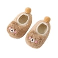 thumbnail image 1 of FYEGRE Winter Toddler Boys Girls Casual Sneakers Flat Bottom Non On Warm Comfortable Cute Cartoon Bear Design Everyday Footwear A 6-12 Months, 1 of 7