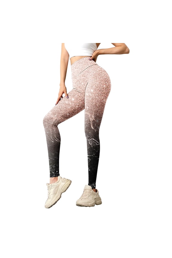 Women's Legging High Waisted Workout Leggings for Women with and Booty Lifting Design for Yoga Running Purple XXL