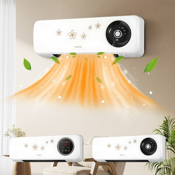 FYHALE 15000 BTU Through-the-Wall Room Air Conditioner, Remote Control, Cooling/Heating, Operates Quietly, Energy-Saving, 115/120V, White