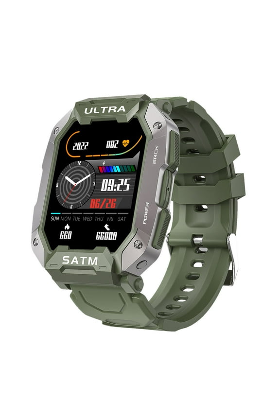 2025 New Men's Smart Watch HK21 2.01 Inch AMO LED Screen Bluetooth Smart Watch Outdoor Sport Watch Fitness Wristband for Android IOS Phones Smart Bracelet IP67