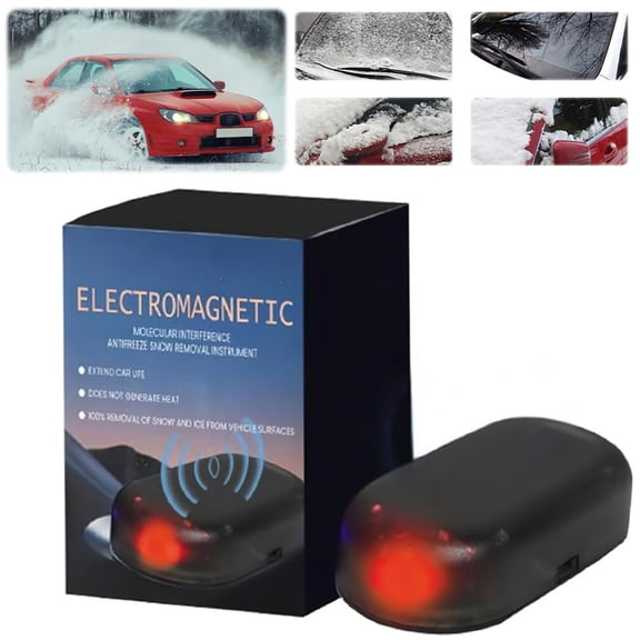 FYHALE 2026 Car Windshield De-Icer 360, Electromagnetic Molecular Interference Antifreeze Snow Removal Tool, Electromagnetic Anti Frost, Microwave Molecular Deicing Instrument