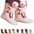 thumbnail image 1 of FYHALE 3D Knit Animal Socks - Cozy Winter Socks with Cute Plush Animal Designs, Christmas Gifts for Kids & Adults, 1 of 6