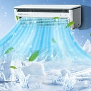 FYHALE 5,000 BTU Wall Mounted Air Conditioner with Remote Control, Digital Display, Cool up to 150 Sq. Ft., Perfect for Small Bedroom, Living Room, Home Office, White
