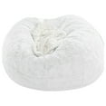 thumbnail image 1 of FYHALE 5 ft Large Sofa Sack, Ultra Soft Bean Bag Chair for Living Room Lazy Lounger Chair, White, 1 of 6