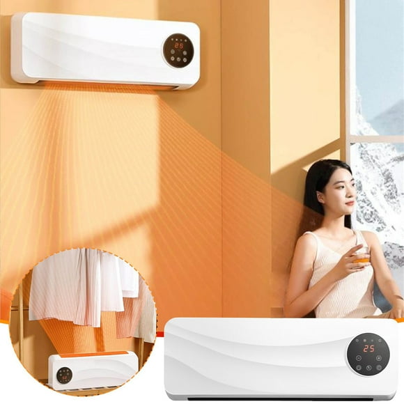 FYHALE 8000 BTU 250 Sq. Ft Wall Mount Air Conditioner & Heater for Indoors, Heater Air Conditioner Combo Window Unit, Energy-saving Whole House Heating for Winter Household Office