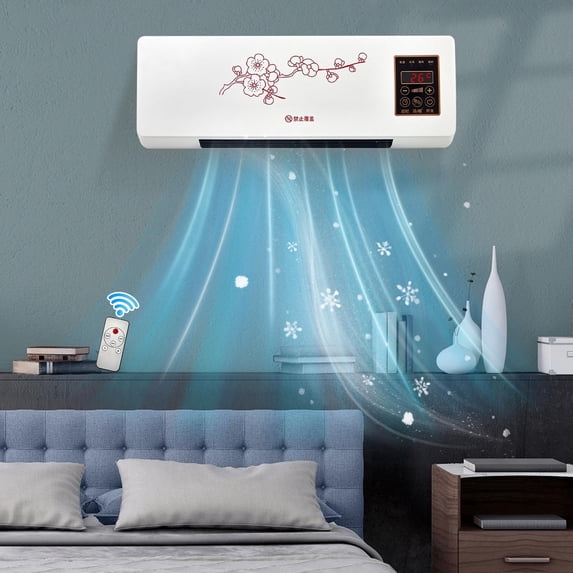 FYHALE 8000 BTU Window Air Conditioner Easy Cool - Capable of Cooling Up to 350 sq ft. AC Unit with Remote Control, Operates Quietly, for Bedroom Living Room, Small Ac Unit