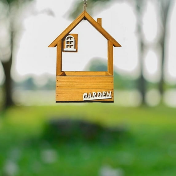 FYHALE Bird Feeders for Outdoors Wooden House Bird Feeder Bird House Bird Nestss Wooden Bird Feeder