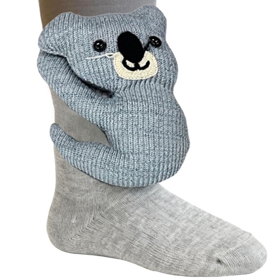 FYHALE Christmas Gifts - Adorable Animal-Print Socks, Knit Cute Sloth Socks, Novelty Skid Proof Warm Casual Floor Carpet Socks Handmade Christmas Stockings