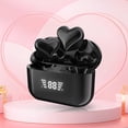 thumbnail image 1 of FYHALE Earbuds Stylish Heart Shaped, Cute Creative Red Heart Bluetooth Earbuds, Noise Reduction Sports Wireless In Ear Earphones, Gifts for Girls Friends, 1 of 6