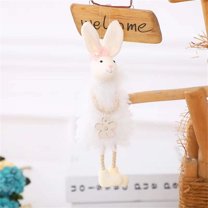 FYHALE Easter Bunny Decorations, Plush Easter Bunny Handmade Swedish Tomte Elf Stuffed Doll Rabbit Gifts, Spring Home Decor Gifts Toys for Kids, Kitchen Table Gift Table Ornament
