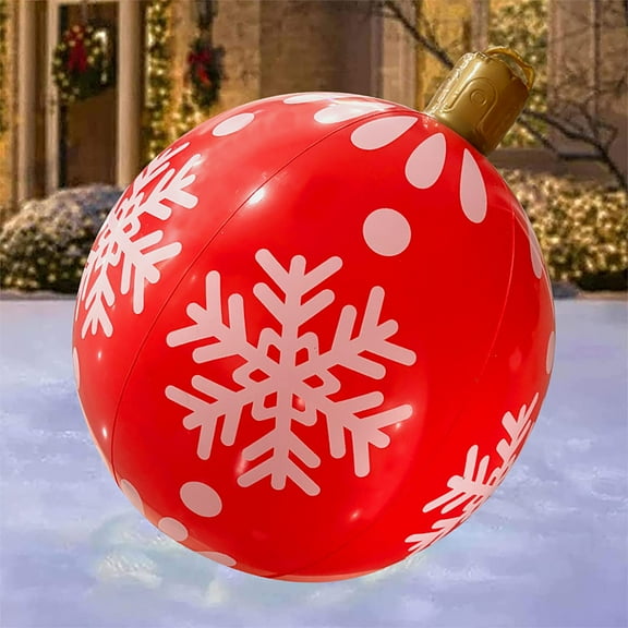 FYHALE Giant Inflatable Christmas Balls, Christmas Inflatable Christmas Ball Outdoor Courtyard Decoration Pendant Party Decoration Props