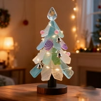 FYHALE Handmade Sea Glass Christmas Tree Decoration, Christmas Gifts