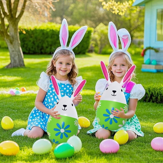 FYHALE Inflatable Easter Eggs Decoration Inflatable Easter Eggs Courtyard Decoration Easter Toy Easter Eggs Inflatable Easter Eggs