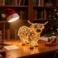 thumbnail image 1 of FYHALE Led Cute Highland Cow Night Light, Nursery Cute Night Lamps, Light Up Cow Indoor Home Decor Lamp, Used for Camping Party Room Decor (Highland Cow), 1 of 6