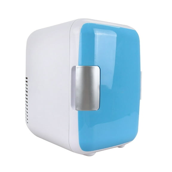 FYHALE Mini Fridge with Freezer, Retro Single Door Compact Refrigerator, Low Noise, Small Mini Refrigerator for Dorm/Office/Bedroom, Blue