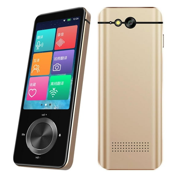 FYHALE Offline Language Voice Translator Device, Voice Translators Instant, 144+ Languages and Accents Photo Translation No WiFi Internet for Travel Business Learning(Gold)