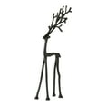 thumbnail image 1 of FYHALE Reindeer Christmas Decor, Thin Shaped Cast Black Reindeer, Reindeer Figurines Christmas Desktop Decoration(A), 1 of 4