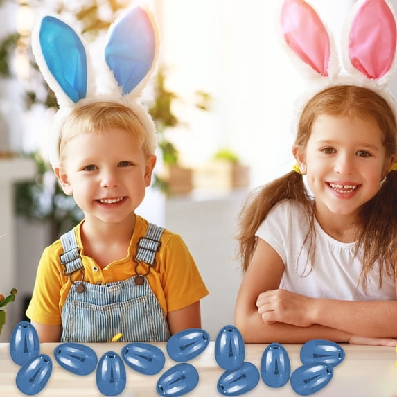 FYHALE Shiny Easter Eggs Set 2.36 Inch Fillable Empty Easter Eggs for Fillling Candy Treats Easter Hunts Basket Suffers Fillers Easter Theme Party