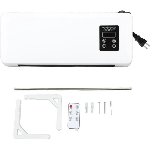 FYHALE Smart Wall Mounted Window Air Conditioner, 1500W Portable Ac Unit with Heater, Fast Cooling & Heating, Remote Control Conditioners Fan for Home Bedroom