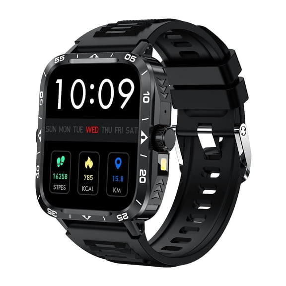 FYHALE Smart Watch for Android Phones Sports Watch Health Monitoring Information Local Music Bluetooth Call Watch Fitness and Sleep Collision Detection Monitor Three Colors