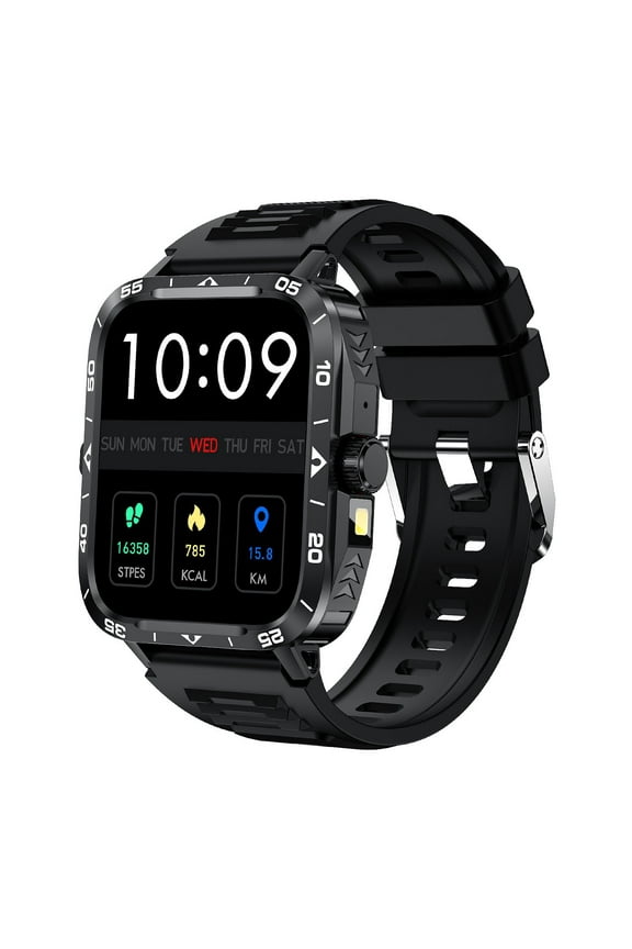 Smart Watch for Android Phones Sports Watch Health Monitoring Information Local Music Bluetooth Call Watch Fitness and Sleep Collision Detection Monitor Three Colors
