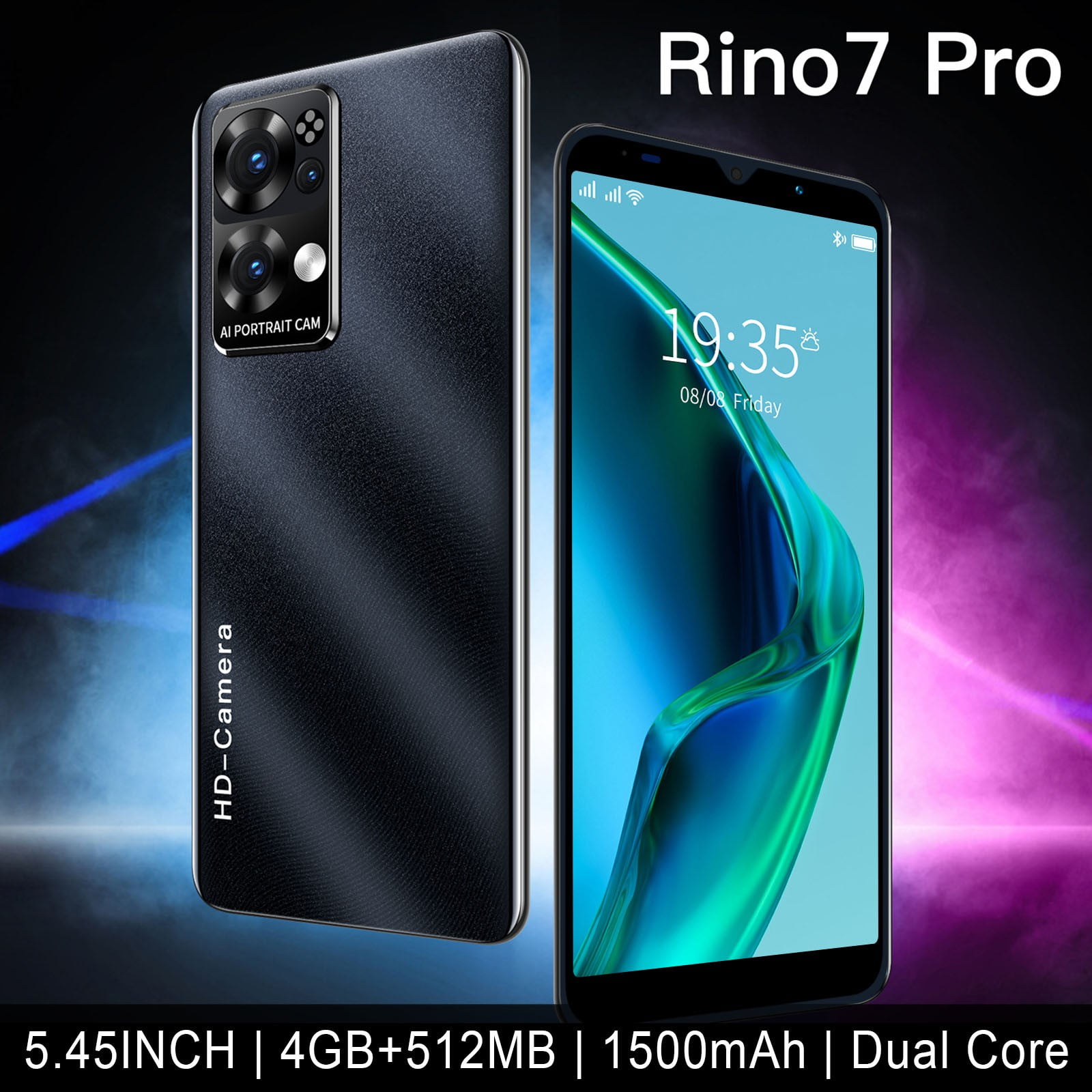 FYHALE Smartphone Unlocked Smartphone Rino7 Pro android 4.4.2 512MB 4GB ...