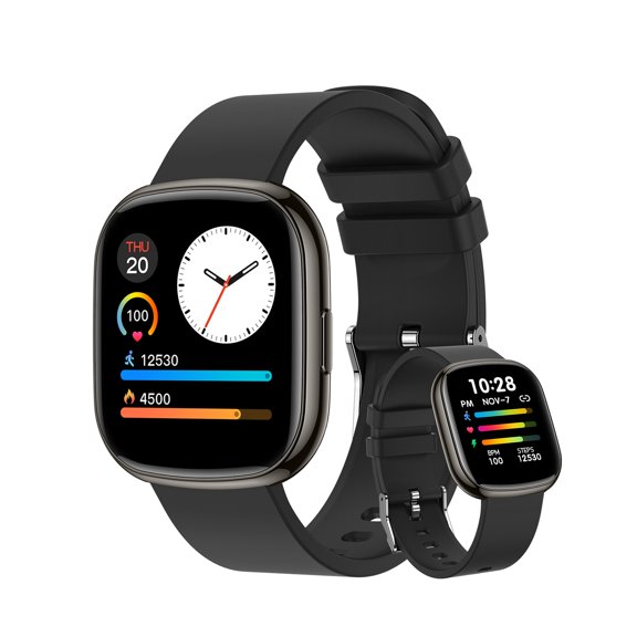 FYHALE Smartwatch for Android Phones 13.3-inch High-definition Screen with Multiple Sports Mode Reminder Functions Music Control IPX8 Waterproofs Smartwatch