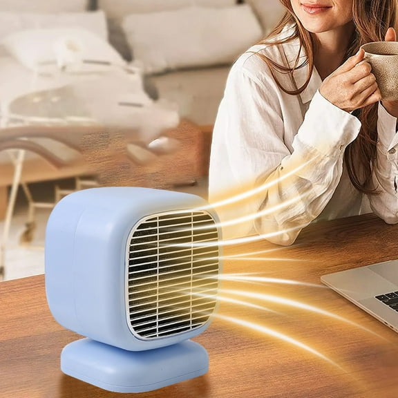 FYHALE Space Heater for Home Large Room Fan forced Heaters Fast Heating Ceramic Small Heater Safe and Quiet for Bathroom Office Desk Baby Room