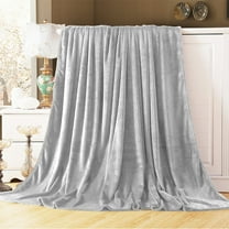 FYHALE Super Soft Throw Blanket Premium Flannel Fleece Lightweight Bed Blanket All Season Use (Gray, Throw(40"x60"))
