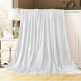 thumbnail image 1 of FYHALE Super Soft Throw Blanket Premium Flannel Fleece Lightweight Bed Blanket All Season Use (White, Throw(40"x60")), 1 of 6