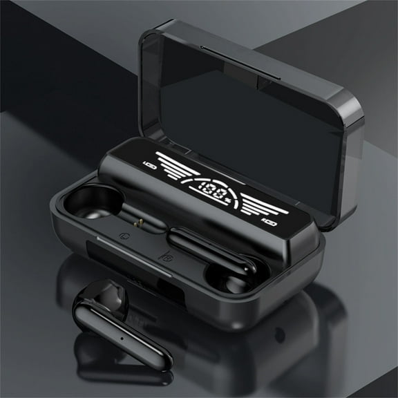 FYHALE TWS-Headphones Digital Display Touch-Control Bluetooth 5.2 Hi-Fi Wireless Earphones Earbuds Headset IPX6