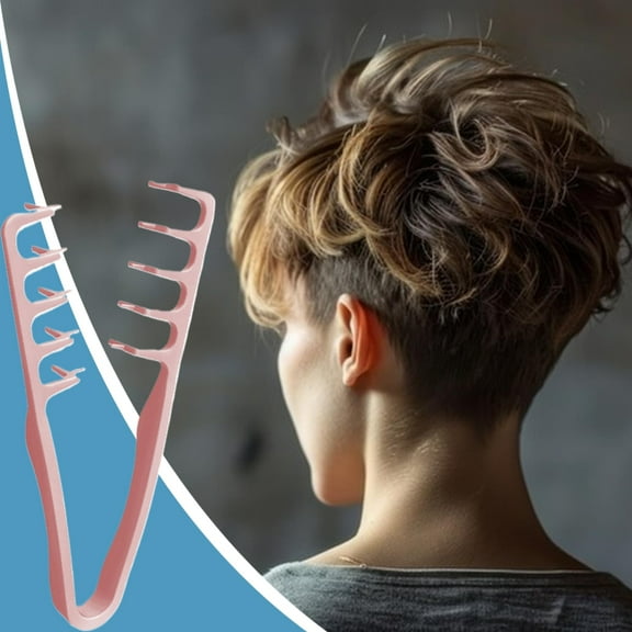 FYHALE Texture Styling Comb Wide Tooth Comb Men Women Volume Curl Comb Natural Curls Hair Comb Ergonomic Seam Cover Pony Combs Hair Styling Devices for Men Women