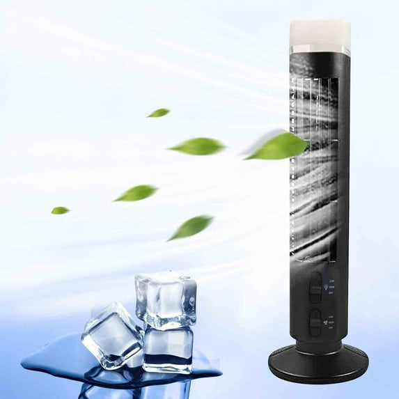 FYHALE Tower Fans That Blow Cold Air, Portable Bladeless Fan, Keeping Cool, Tower Fan with 3 Speeds, Table Fan, Fast Cooling, Quiet Operation, 13" Cooling Fan for Home office