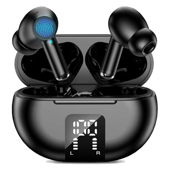 FYHALE Translation Earbuds Iphone, Language Translator Earbuds 3-In-1, Supports 114 Languages Online Translation Real Time, Voice Translator with Bluetooth and APP (Black)