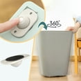 thumbnail image 1 of FYHALE Trash Can, Garbage Can With 4 Small Wheels, Garbage Cans, Pulleys, Storage Racks, For Kitchen Bedroom Bathroom Office, 1 of 1