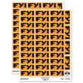 thumbnail image 1 of FYI For Your Information Bold Sticker Set - Orange - Matte Finish - 1.5" Small, 1 of 7