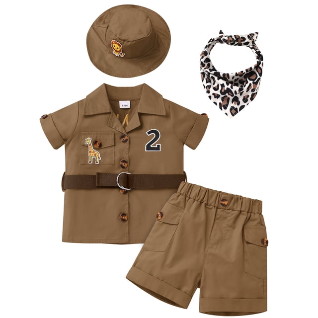 FYMNSI Baby Boy Clothes Toddler Wild One Jungle Safari Outfit Set Zoo — free download