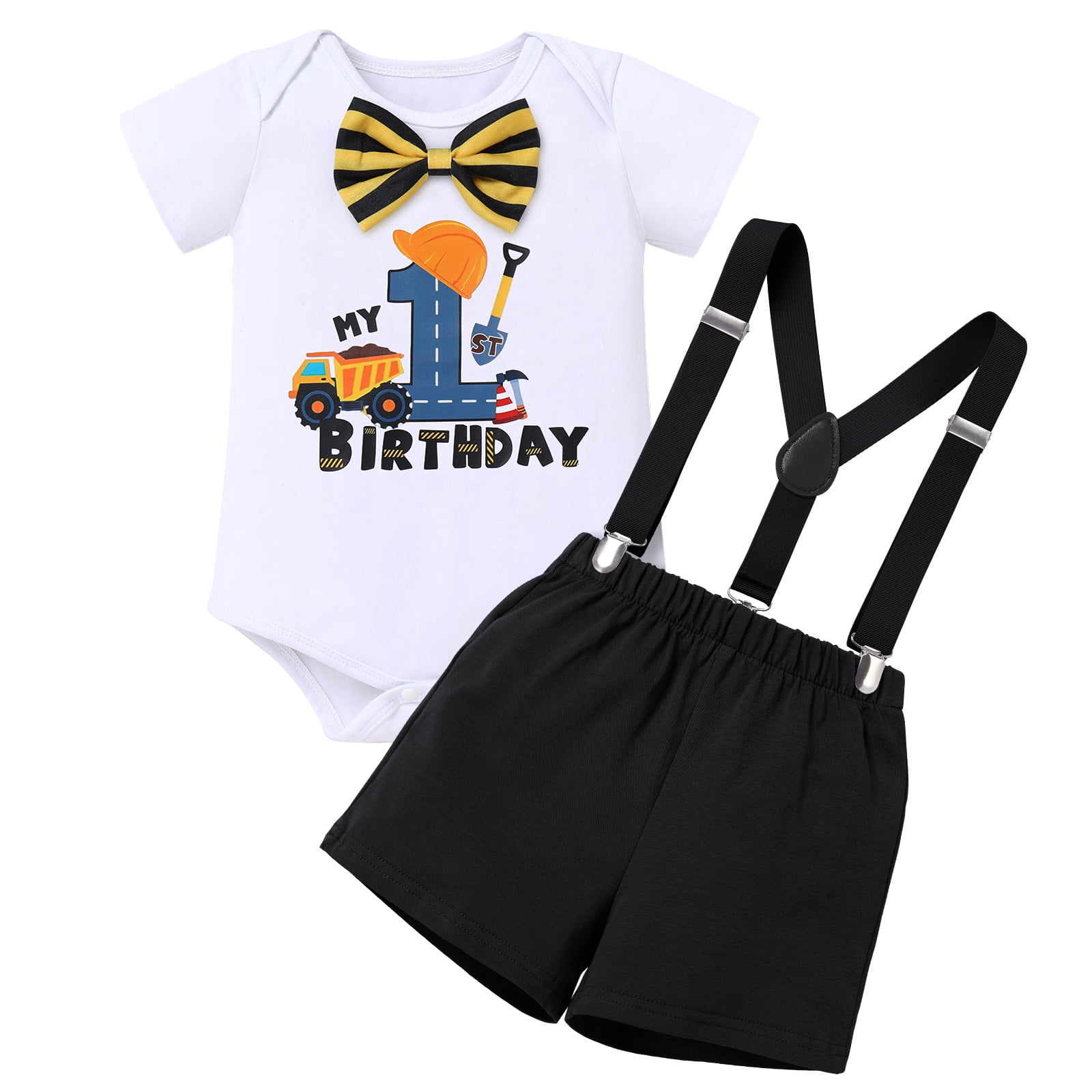 FYMNSI Baby Boy Outfits Summer 1st Birthday Party Clothes Infant