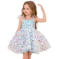 thumbnail image 1 of FYMNSI 2-3T Girls Clothes Summer Sleeveless Tutu Princess Dress Birthday Bowknot Tulle Sundress, 1 of 7